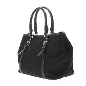 Prada black leather handbag
